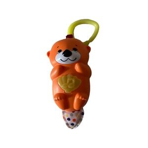 Fisher Price Baby Music Glow & Grow Musical Otter Hanging Take Along Toy Working